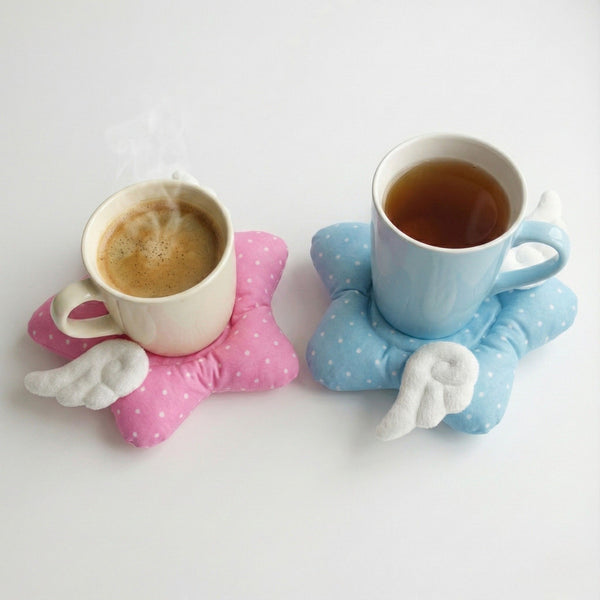 Dreamy Angel Wings Starry Coaster