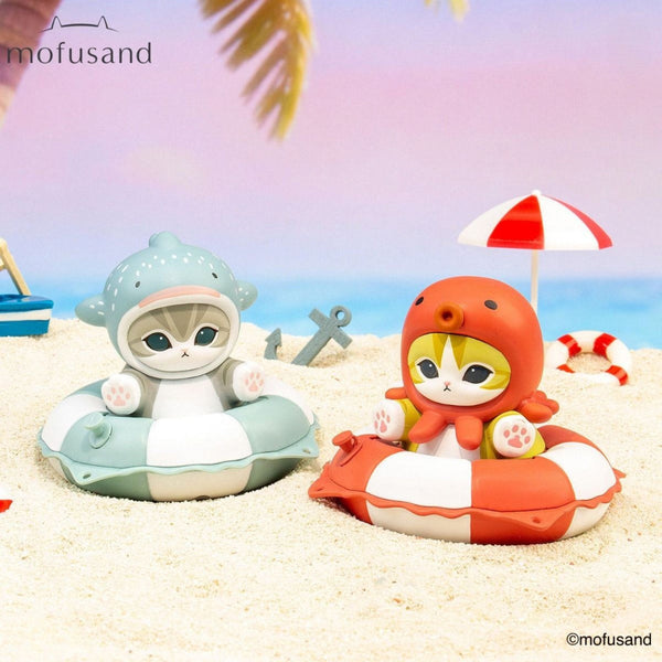 Mofusand Swimming Ring Series Stamp & Figure | Blind Box