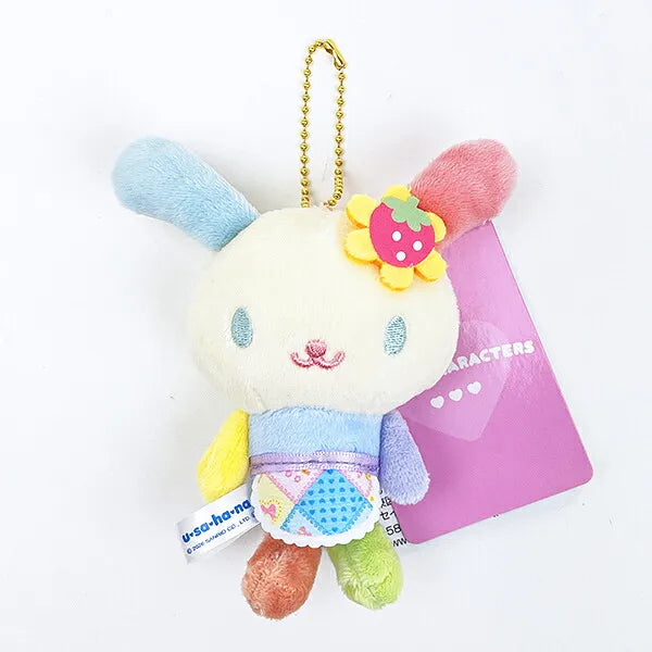 Sanrio Usahana Heisei Pastel Print Mascot Plush Charm