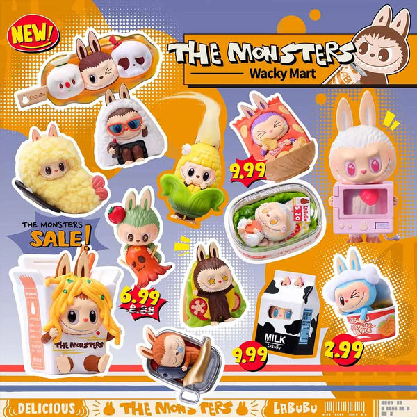 THE MONSTERS Labubu Wacky Mart Series Blind Box Figure