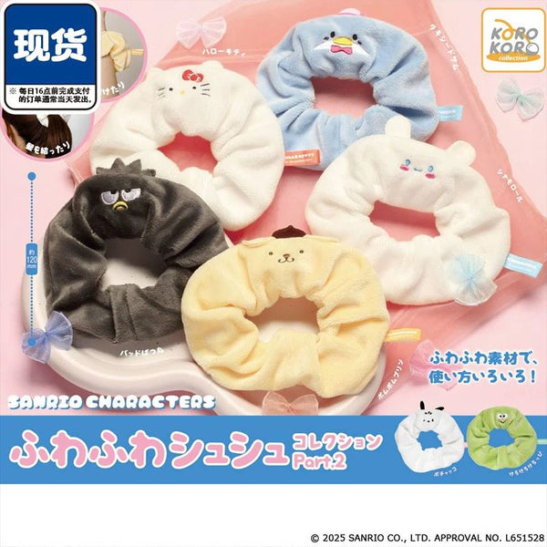Sanrio Characters Fluffy Scrunchie Gashapon