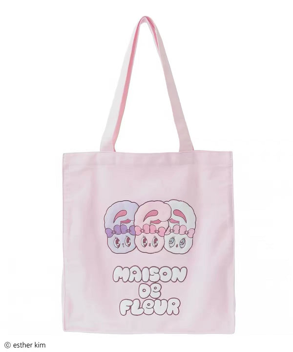 Maison de FLEUR x Esther Bunny Square Tote Bag