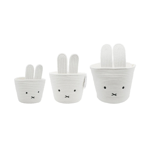 Miffy Woven Cotton Rope Storage Basket | Pre-order
