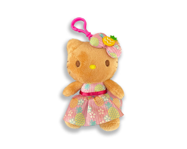Hello Kitty Hawaii Dole Plantation Limited Plush Keychain