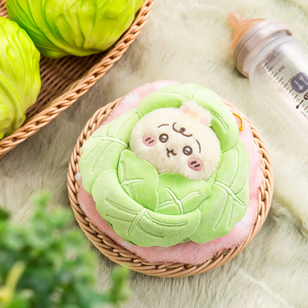 Chiikawa Baby Usagi Mascot Wrapped in Cabbage Mascot Plush