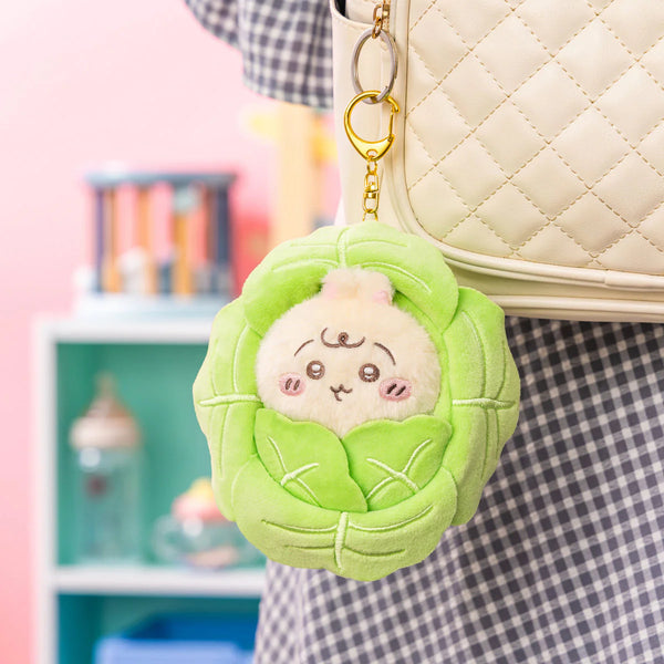 Chiikawa Baby Usagi Mascot Wrapped in Cabbage Mascot Plush