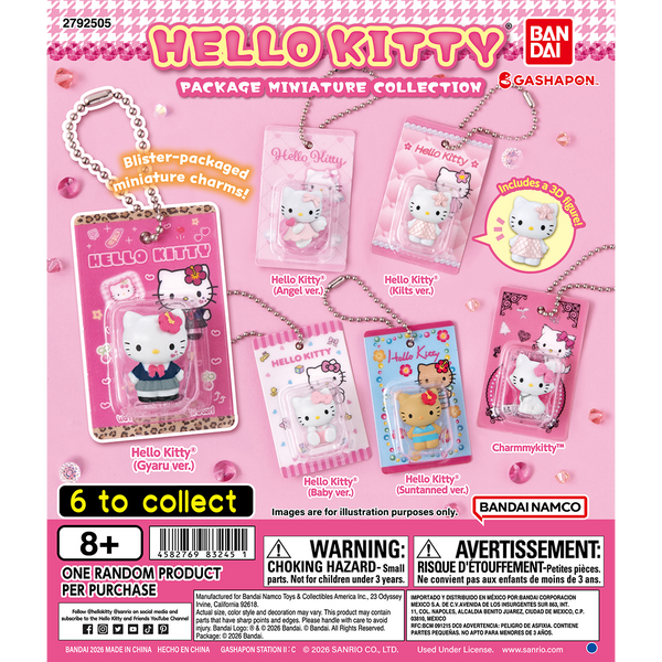 Hello Kitty Package Miniature Gashapon Keychain