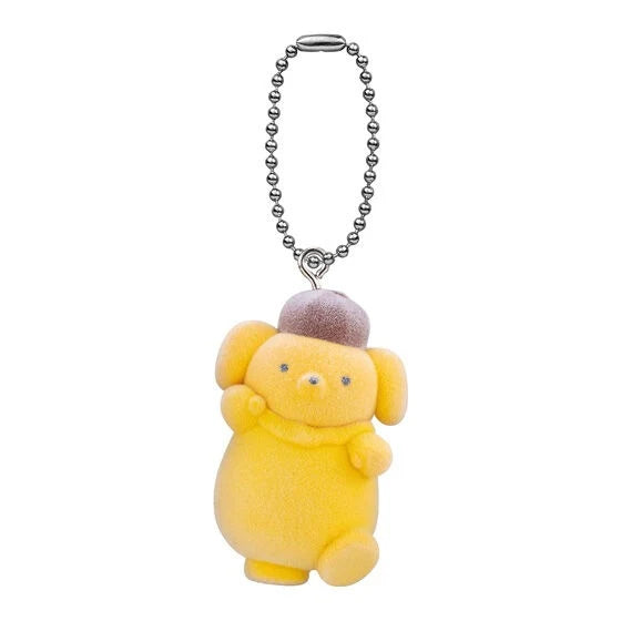 Sanrio Bandai Flocked Long Leg Charm Keychains Gashapon