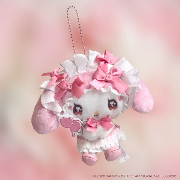 My Melody My Sweet Piano DOLLY MIX PETIT Plush Keychain