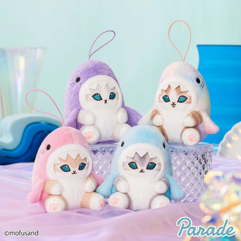 Mofusand Pastel Shark Cat Mascot Plush – Suteki Gifts