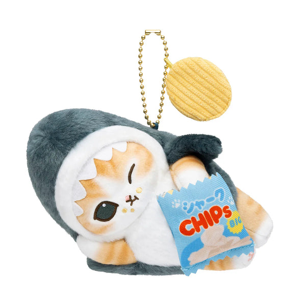 Mofusand Lazy Potato Chip Shark Cat Mascot Plush