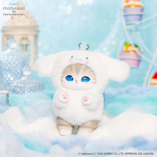 Mofusand x Sanrio Characters Kiramekko Vinyl Plush Pendants