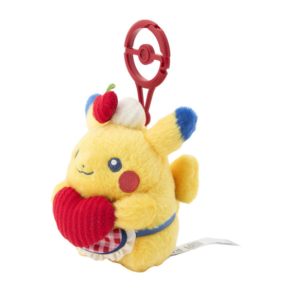 Pikachu Pokemon Center Diner Heart Plush Keychain | Pre-order