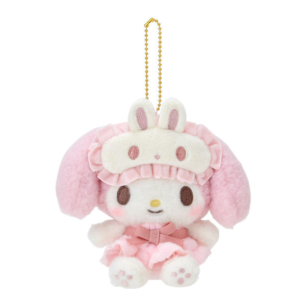 My Melody Nakayoshi Pajama Plush Mascot Keychain