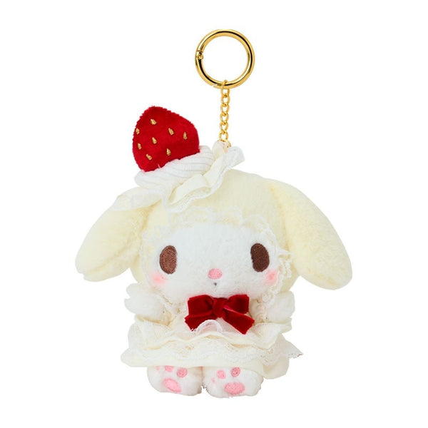 My Melody Strawberry Lace Plush Mascot Keychain
