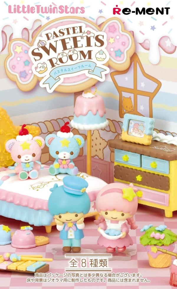 Re-Ment Little Twin Stars Pastel Sweets Room Miniature Blind Box