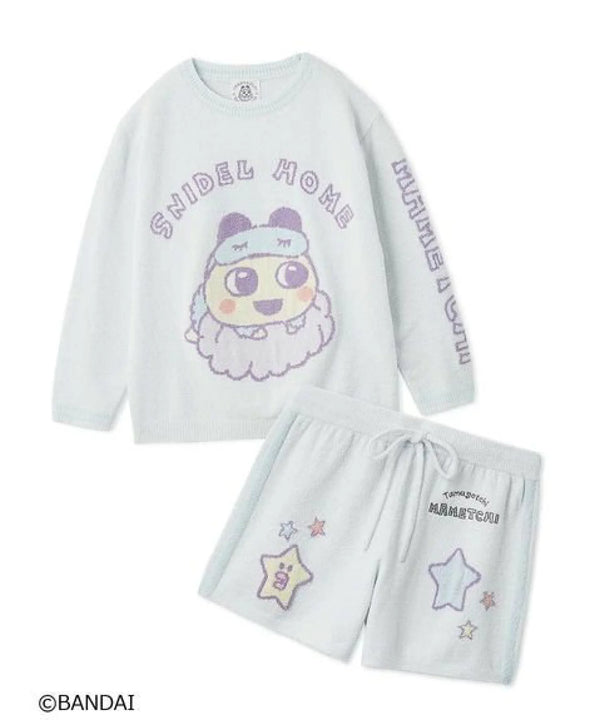 Snidel x Tamagotchi Knit Pullover & Shorts Set