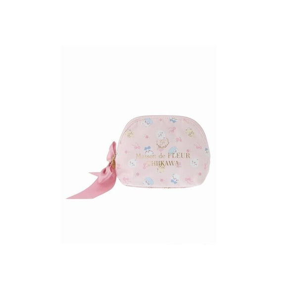 Maison de FLEUR x Chiikawa Pink Ribbon Pouch