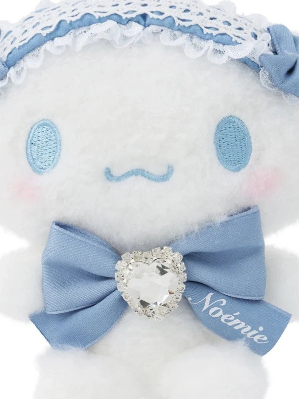 NOEMIE x Sanrio Cinnamoroll Rhinestone Ribbon Plush Keychain