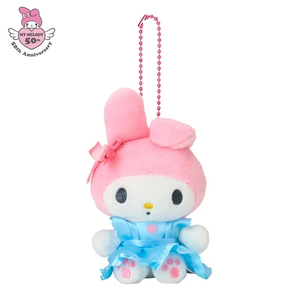 Sanrio My Melody 50th Anniversary Plush Keychain – Blue Apron