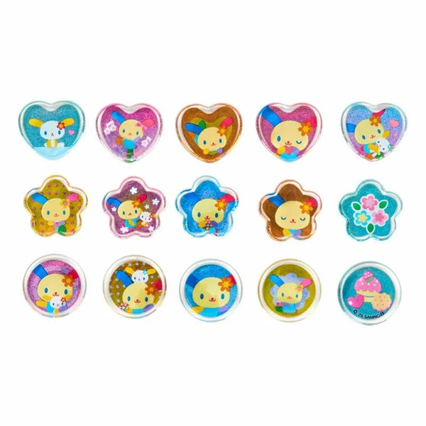 Sanrio Usahana Crystal Sticker / Ponku Sticker - 15 Piece Pack