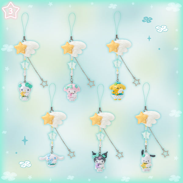 Sanrio Characters Sparkling Wish Charm Strap | Pre-Order