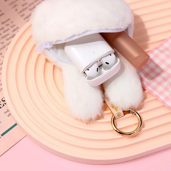 Miffy Plush Pouch Keychain