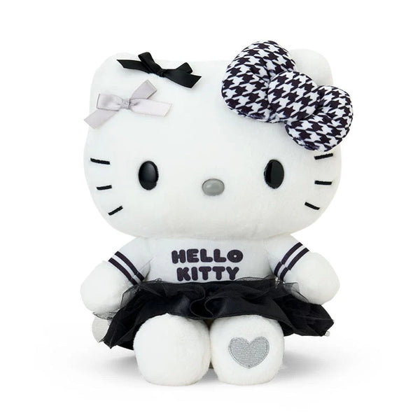 Hello Kitty Monochrome Houndstooth  Plush