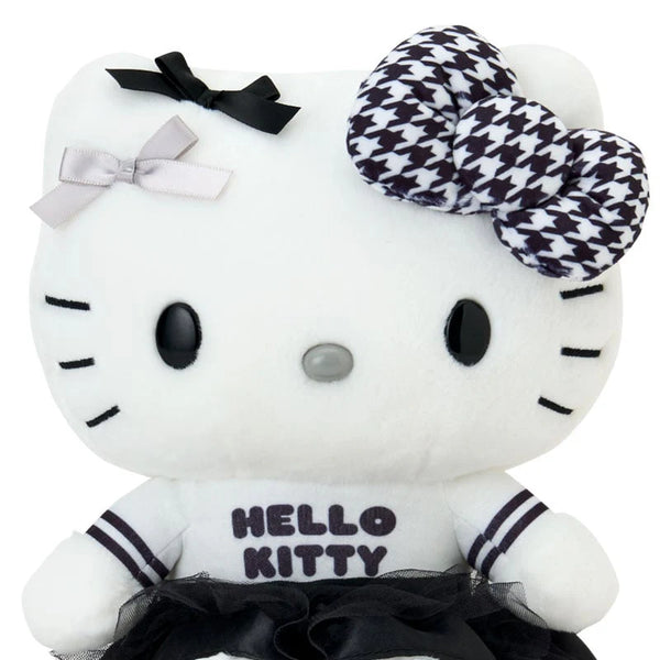 Hello Kitty Monochrome Houndstooth  Plush