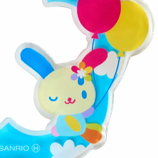 Sanrio Usahana Rainbow & Balloons Acrylic Carabiner Clip