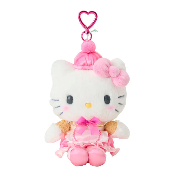Sanrio Dreamy Ice Cream Parlor Plush Keychain - Hello Kitty