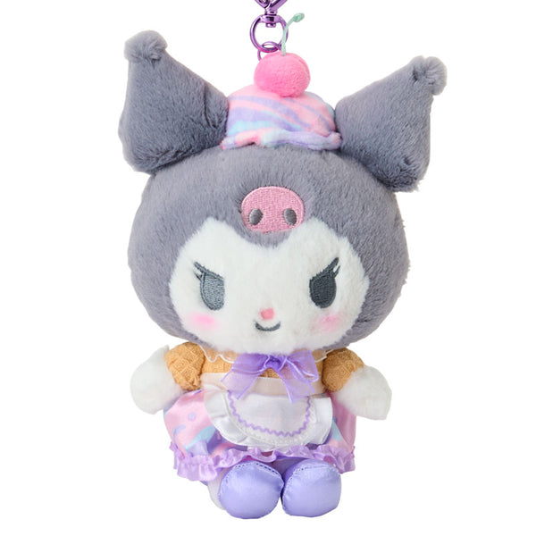 Sanrio Dreamy Ice Cream Parlor Plush Keychain - Kuromi